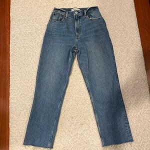 Abercrombie & Fitch 90s straight ultra high rise curve love